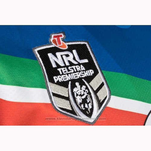 Camiseta Nueva Zelandia Warriors Rugby 2018-2019 Segunda Azul